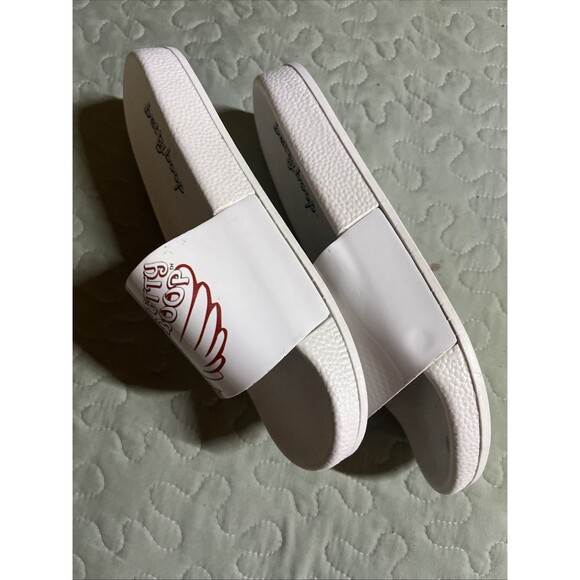 Betty Boop Angel Women's Slip On Slides Sandals Size 8 White New without Tags - Picture 6 of 6